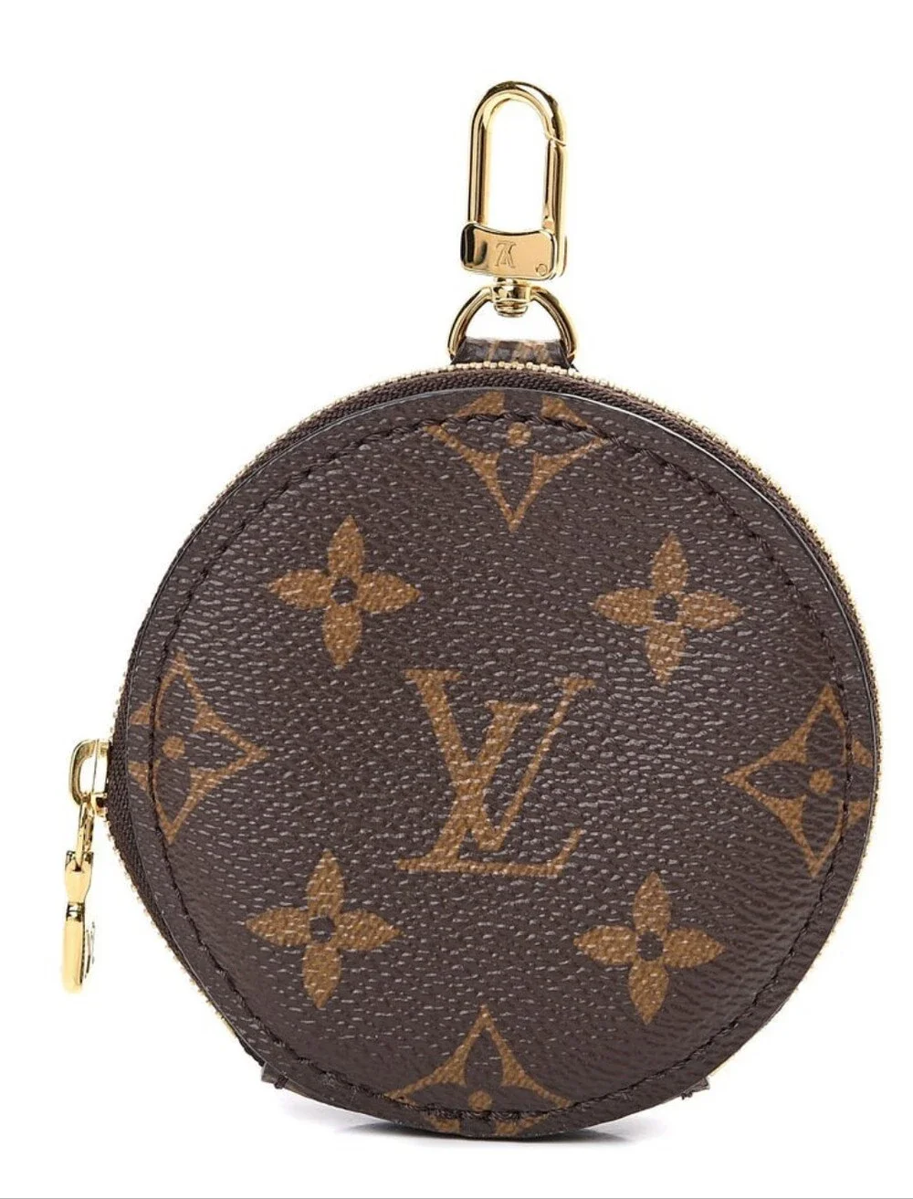 Like NEW!! Louis Vuitton LV Monogram Multi-Pochette Round Coin Purse COMES W/COA